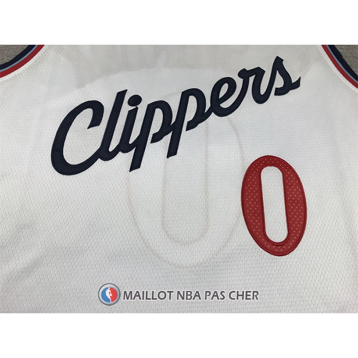 Maillot Los Angeles Clippers Russell Westbrook NO 0 Association 2024-25 Blanc